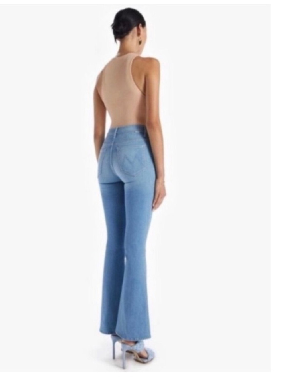 MOTHER High Waisted Weekender Skimp Jeans in Hold My Hand - Size 28 - Picture 2 of 12